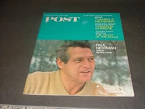 Sat Evening Post Feb 24 1968 Paul Newman Cvr,Valley of the Dolls, Michener