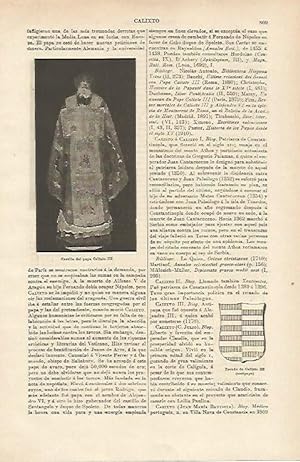 Image du vendeur pour LAMINA ESPASA 14731: Casulla del papa Calixto III mis en vente par EL BOLETIN