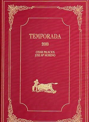 Imagen del vendedor de TEMPORADA 2000. Apuntes del natural de. Textos y diseo de. Edicin de 1.500 ejemplares, impresos con tcnicas artesanas. a la venta por angeles sancha libros