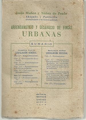 Immagine del venditore per Arrendamiento y desahucio de fincas urbanas venduto da TU LIBRO DE OCASION