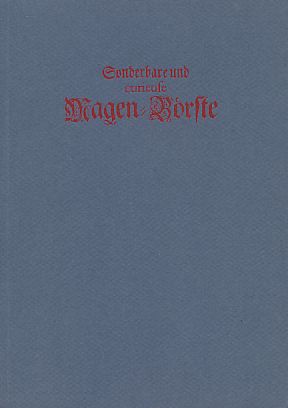 Die Magenbürste. Hrsg.: Dr. Karl Thomae GmbH Biberach an d. Riss.