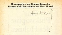 Zur Philosophie des Huhnes. Statistische und andere Merkwürdigkeiten. Hrsg. von Eckhard Petersohn...