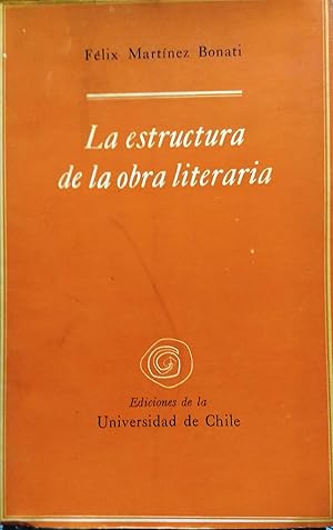 Imagen del vendedor de La estructura de la obra literaria ( Una investigacin de filosofa del lenguaje y esttica ) a la venta por Librera Monte Sarmiento