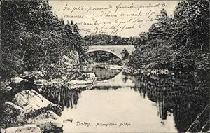 Seller image for Ansichtskarte / Postkarte St Johns Town of Dalry Schottland, Allangibbon Bridge, Brckenpartie for sale by akpool GmbH