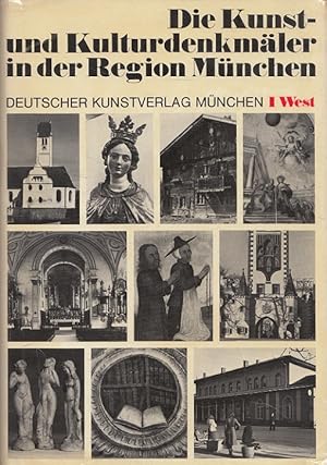 Bild des Verkufers fr Die Kunst- und Kulturdenkmler in der Region Mnchen 1 - Westlicher Umkreis. Mit e. Beitr. von Werner Zeil zum Verkauf von Versandantiquariat Nussbaum