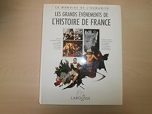 Seller image for Les grands vnements de l'histoire de France for sale by Le temps retrouv