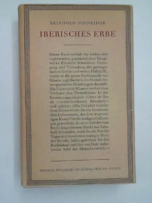 Image du vendeur pour Iberisches Erbe. mis en vente par Antiquariat Maiwald