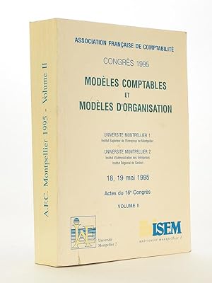 Modèles comptables et modèles d'organisation ( Association Française de Comptabilité, Congrès 199...