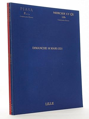 [ Lot des 2 catalogues de vente du mobilier de la villa "Le Croquet" ] Objet d'art, importants ta...