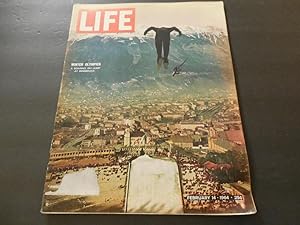 Seller image for Life Feb 14 1964 Winter Olympics; JFK Memorial; de Gaulle; Red China for sale by Joseph M Zunno