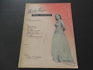 Patti Page Song Favorites 1951 Sheet Music For 12 Songs Lazy River