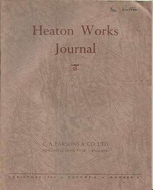Image du vendeur pour Heaton Works Journal. Christmas 1953. Vol. 6. Number 37. mis en vente par City Basement Books