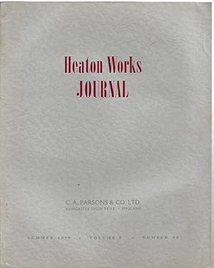 Image du vendeur pour Heaton Works Journal. Summer 1959. Volume 8. Number 48. mis en vente par City Basement Books