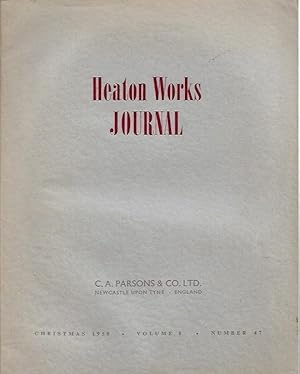 Image du vendeur pour Heaton Works Journal. Christmas 1958. Volume 8. Number 47. mis en vente par City Basement Books