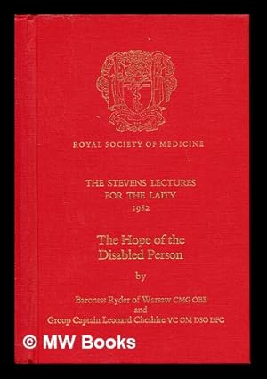 Seller image for The hope of the disabled person / by Baroness Ryder of Warsaw and Leonard Cheshire for sale by MW Books Ltd.