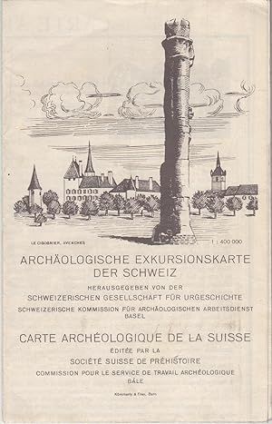 Carte archéologique de la Suisse.