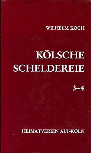 Bild des Verkufers fr Klsche Scheldereie 3-4 zum Verkauf von Leserstrahl  (Preise inkl. MwSt.)