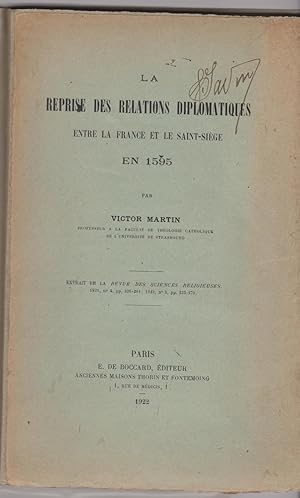 La reprise des relations diplomatiques entre la France et le Saint-Siège en 1595