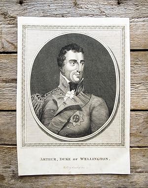 Bild des Verkufers fr Kupferstich-Portrt. Arthur, Duke of Wellington. zum Verkauf von Antiquariat Thomas Rezek