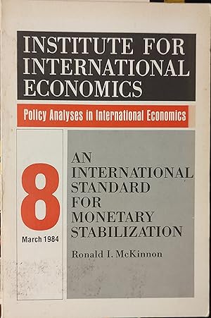 Imagen del vendedor de New International Standard for Monetary Stabilization a la venta por Shore Books