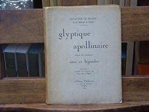 Imagen del vendedor de GLYPTIQUE APOLLINAIRE suivi de queques SITES et LEGENDES. a la venta por Tir  Part