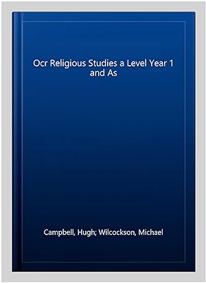 Imagen del vendedor de Ocr Religious Studies a Level Year 1 and As a la venta por GreatBookPrices
