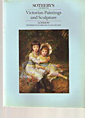 Sothebys 1986 Victorian Paintings & Sculpture