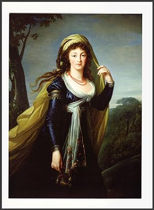 Bild des Verkufers fr Poster: The Portrait of Theresa, Countess Kinsky, 1793 by Marie Louise Elisabeth Vigee-LeBrun zum Verkauf von Diatrope Books