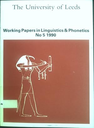 Image du vendeur pour Two Points of English Grammar; in: No. 5 1990 Working Papers in Linguistics & Phonetics; mis en vente par books4less (Versandantiquariat Petra Gros GmbH & Co. KG)