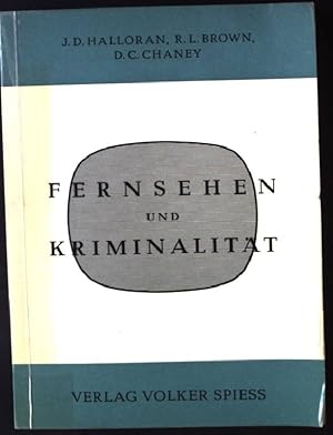 Seller image for Fernsehen und Kriminalitt Schriftenreihe zur Publizistikwissenschaft 8 for sale by books4less (Versandantiquariat Petra Gros GmbH & Co. KG)