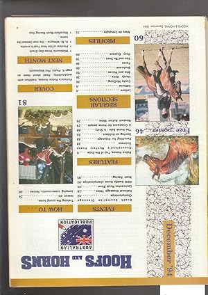 Hoofs and Horns Magazine December 1994