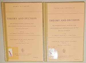 Game Theory, Social Choice and Ethics (2 Volumes) [As Whole Issues Of] Theory & Decision, an Inte...