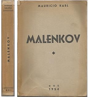 Imagen del vendedor de MALENKOV Biografia poltica y Psico sexual 3EDICION a la venta por CALLE 59  Libros