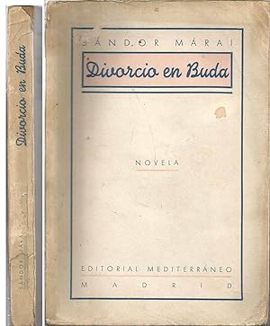 DIVORCIO EN BUDA novela (1ªedición en castellano)