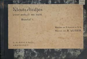 Bild des Verkufers fr Kleuterliedjes voor school en huis. Bundel 1 zum Verkauf von Paul van Kuik Antiquarian Music