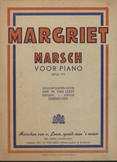 Margriet marsch voor piano. Op. 171