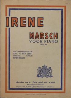 Irene marsch voor piano. Op. 93