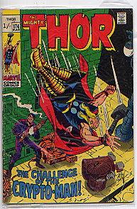 Bild des Verkufers fr THOR NO 174(MARCH 1970): COMIC zum Verkauf von TARPAULIN BOOKS AND COMICS