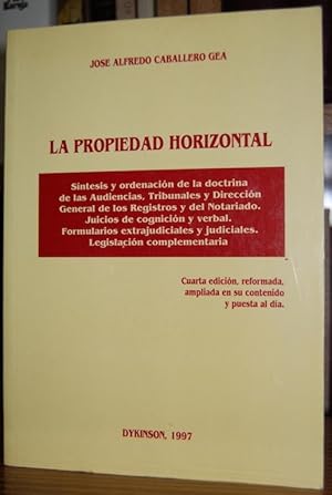 Immagine del venditore per LA PROPIEDAD HORIZONTAL: PROBLEMATICA JUDICIAL venduto da Fbula Libros (Librera Jimnez-Bravo)