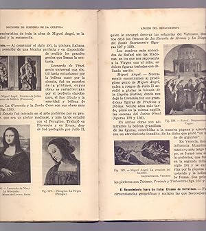 Seller image for NOCIONES DE HISTORIA DE LA CULTURA for sale by Libreria 7 Soles