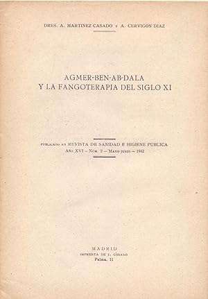 Image du vendeur pour AGMER-BEN-AB-DALA Y LA FANGOTERAPIA DEL SIGLO XI mis en vente par Libreria 7 Soles