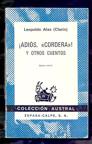 Bild des Verkufers fr ADIOS, "CORDERA" ! Y OTROS CUENTOS zum Verkauf von Libreria 7 Soles