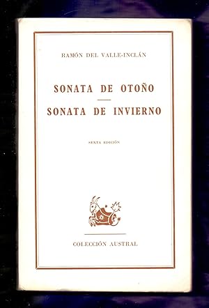 Bild des Verkufers fr SONATA DE OTOO - SONATA DE INVIERNO / MEMORIAS DEL MARQUES DE BRADOMIN zum Verkauf von Libreria 7 Soles
