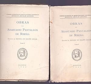 Seller image for OBRAS DE ANASTASIO PANTALEON DE RIBERA for sale by Libreria 7 Soles