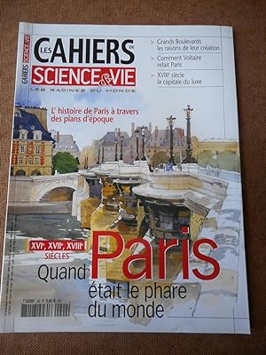 Bild des Verkufers fr Les Cahiers de Science & Vie, N 90, decembre 2005 - Quand Paris etait le phare du monde zum Verkauf von Frederic Delbos