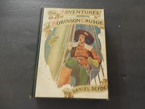 The Adventures Of Robinson Crusoe hc Daniel Defoe Copyright 1922