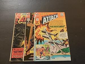 3 Iss Attack #1, 13-14 Sep 1971-Sep,Nov '73 Bronze Age Charlton Comics
