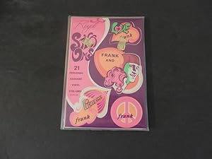 Psychedelic Stick Ums 1960's In Orig Wrapper 21 Vinyl Frank Stickers