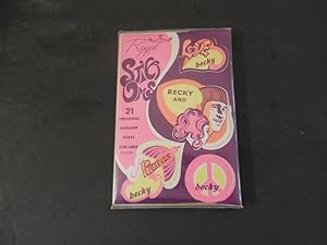 Psychedelic Stick Ums 1960's In Orig Wrapper 21 Vinyl Becky Stickers
