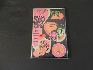 Psychedelic Stick Ums 1960's In Orig Wrapper 21 Vinyl Curt Stickers